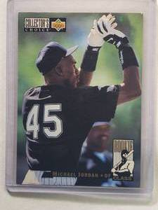 lot 231 image: Michael Jordan MLB Rookie Upper Deck Collectors Choice No. 661