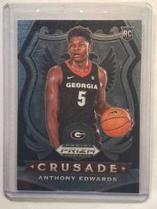 lot 234 image: Anthony Edwards Rookie 2020-21 Panini Prizm Crusade No. 81