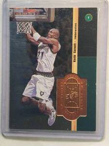 lot 243 image: Kevin Garnett 1998 Upper Deck SPx Finite Bronze Insert No. 29, Numbered 95110000