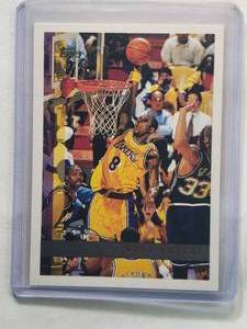 lot 247 image: Kobe Bryant 1997 Topps NBA Properties No. 171