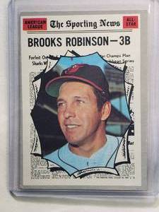 lot 253 image: Brooks Robinson 1970 The Sporting News Topps No. 455