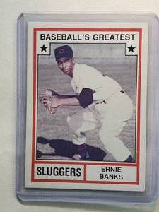 lot 256 image: Ernie Banks 1982 Baseballs Greatest Sluggers