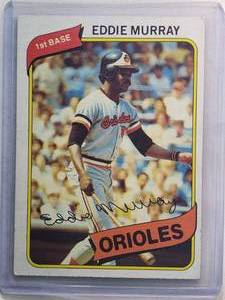 lot 258 image: Eddie Murray 1980 Topps No. 160