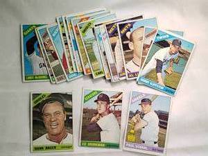 lot 261 image: Lot of 20 1966 Topps Baseball