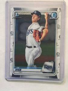 lot 272 image: Joe Ryan 1st Bowman Chrome 2020 No. BCP-117
