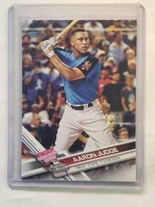 lot 273 image: Aaron Judge Rookie 2017 Topps Homerun Derby No. US1 Update Series