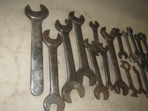 lot 44 image: Old Open End Wrenches