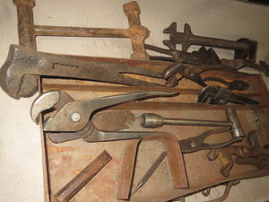 lot 49 image: &nbspAntique Wrench & Pliers