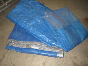 lot 70 image: Blue Tarps
