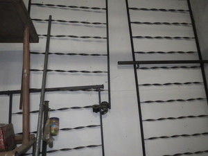 lot 73 image: Black Iron Railing  (3x)
