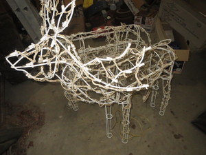 lot 74 image: Deer Lawn x-mass Decorations 