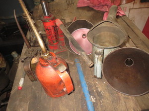 lot 117 image: Oil Containers
