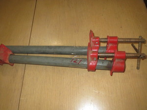lot 127 image: Pipe clamps