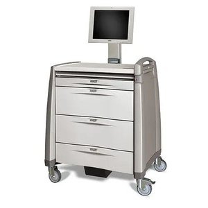 lot 6 image: WOW MSRP $6800 Capsa Solutions&nbspAvalo ACi Medication Cart With Working&nbspPlanar&nbspMonitor & Extras BonusLocking System & Key 1st & 2nd Pics Stock Photos