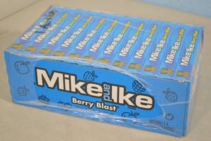 lot 15 image: Case of 12 Boxes of Mike & Ike Berry Blast Best By 62023