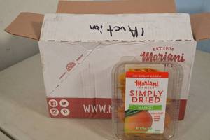lot 72 image: Case of Mariani Family No Sugar Added Simply Dried Mango