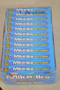 lot 79 image: Case of 12 Boxes of Mike & Ike Berry Blast Best By 62023