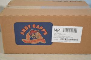 lot 80 image: Andy Capps Hot Onion Flavored Rings Corn Snacks 12-Pack 2oz Bags