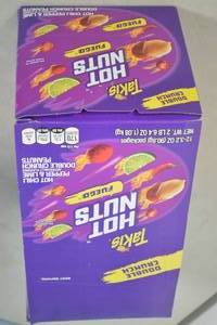 lot 102 image: Case of Takis Double Crunch Fuego Hot Nuts