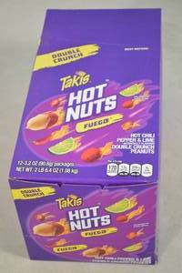 lot 45 image: Case of Takis Double Crunch Fuego Hot Nuts