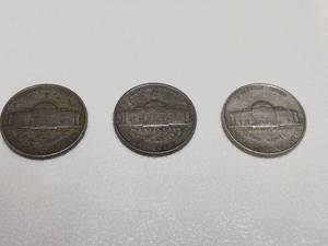 (3) Silver War Nickels