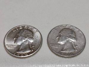 1954 & 1964 Silver Quarters