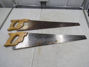 2 Piece Lot of Hand Saws