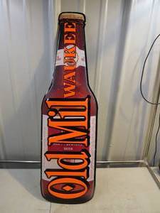 Old Milwaukee Beer Tin Sign - 9 14 x 32