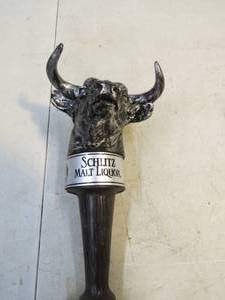 Schlitz Malt Liquor Bull Beer Tap
