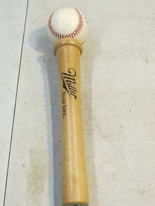 Miller High Life Baseball Beer Tap