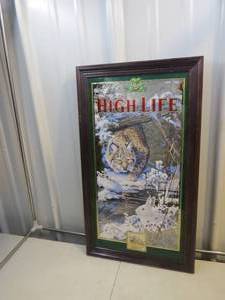 Miller High Life Mirror Series - Bobcat -  by Scott Zoellick - 25 12 x 14 12