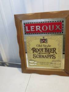 Leroux Root Beer Schnapps Mirror - 13 12 x 16 34