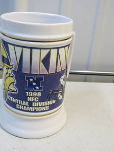 Minnesota Vikings 1998 Championship Beer Stein