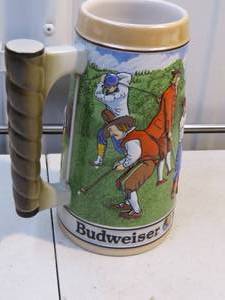 Budweiser Sports Series Beer Stein - Golf