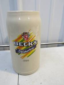 Becks Octoberfest 1 Liter Beer Stein