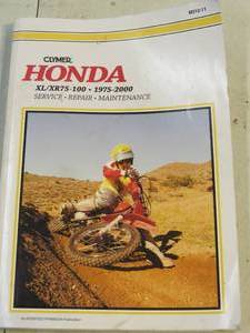 Clymer Honda Service Manual - XLXR75-100 - 1975-2000