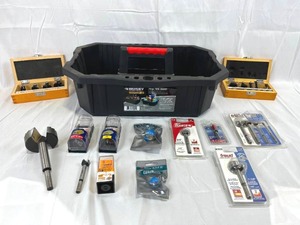 lot 21 image: Woodworking Lot - Freud, Rockler, Bosch, Craftsman, and More