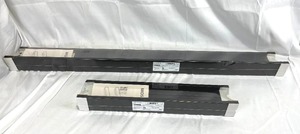 lot 30 image: Two IKEA Mosslanda Black Picture Ledge Floating Shelves (45 14and 21 14)