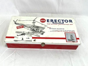 lot 33 image: Vintage Gilbert Erector Set (No. 10181) The Action Helicopter Set