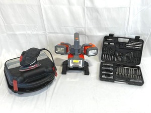 lot 38 image: Craftsman Mouse Sander, Black & Decker Bit Set, 2000 Lumens Rechargeable LED Work Light