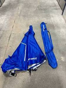 lot 61 image: Sport-Brella UPF 50 Adjustable Beach Umbrella in Excellent Condition