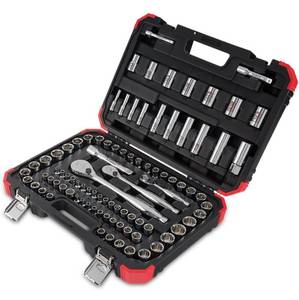 lot 11 image: SUNEX 1889 - 14, 38, AND 12 DRIVE MASTER CHROME SOCKET SET 89-PIECE