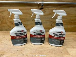 lot 87 image: ZINSSER Lot of 3 Bottles of- Ultimate Power Wallpaper Stripper (1 quart per bottle)