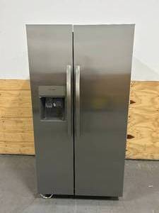 lot 1 image: FRIGIDAIRE 25.6 Cu. Ft. 36 Standard Depth Side by Side Refrigerator (0161523646) Updated Photos