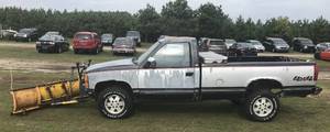 1989 Chevy CK 1500 4x4 with Plow