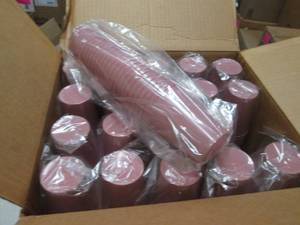 lot 17 image: Case of 500 Small Mauve Tumblers...