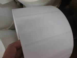 lot 19 image: 8 Large Rolls Zebra 4x2 inch Labels...