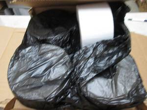 lot 24 image: 8 Large Rolls Zebra 4x2 inch Labels...