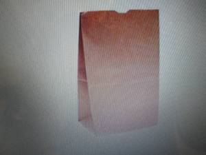 lot 68 image: 2- 500ct pks Duro 4 lb Kraft Grocer...