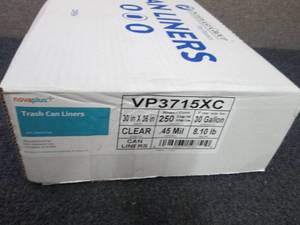 lot 94 image: 250 ct Case 30 Gallon Clear 30x36 i...